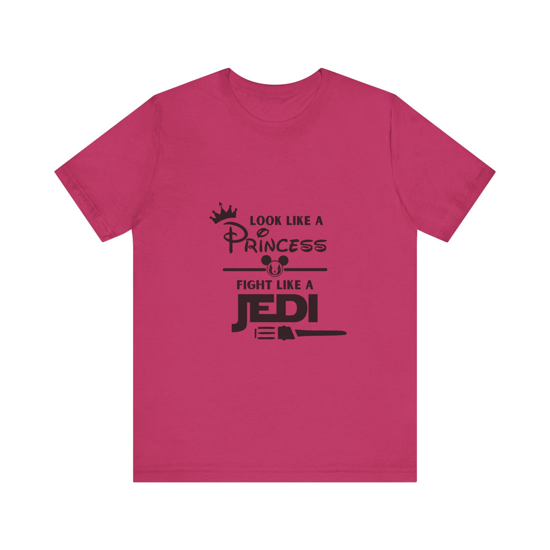 Look Like a Princess, Fight Like a Jedi T-Shirt