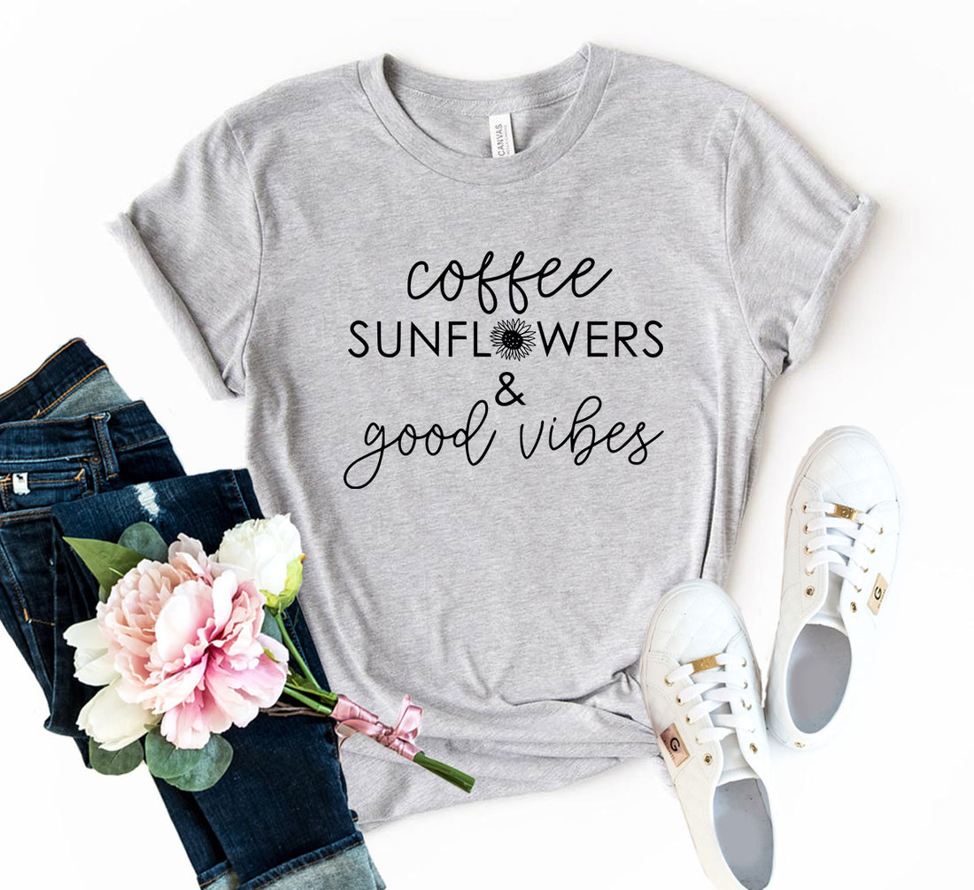 Good Vibes Shirt | Sunflowers Vibes Shirt | Enchanted Threads