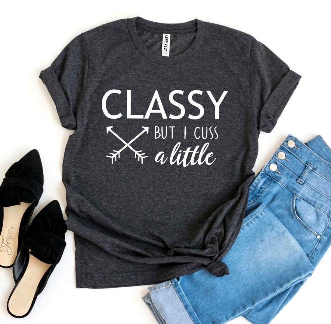 Classic Graphic Tees | Cuss a Little T-Shirt | Enchanted Threads