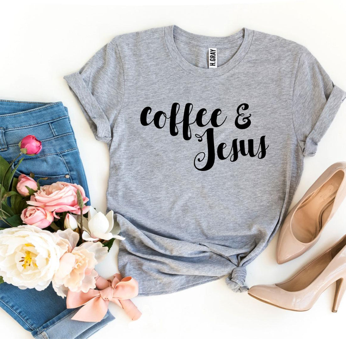 Coffee And Jesus T-Shirt | Enchanted Threads